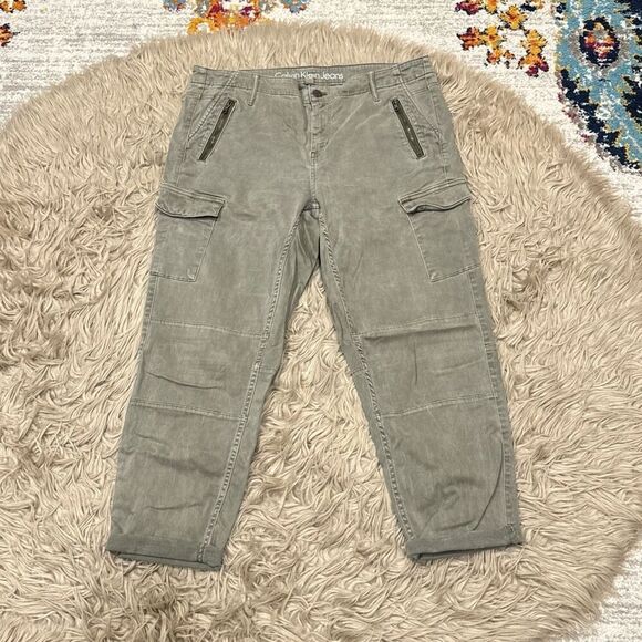 Calvin Klein Cropped Pants size 33 - Picture 1 of 4